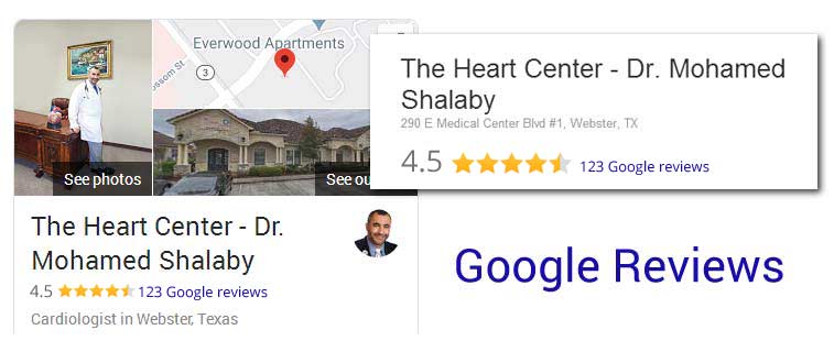 Google Reviews for Dr. Shalaby