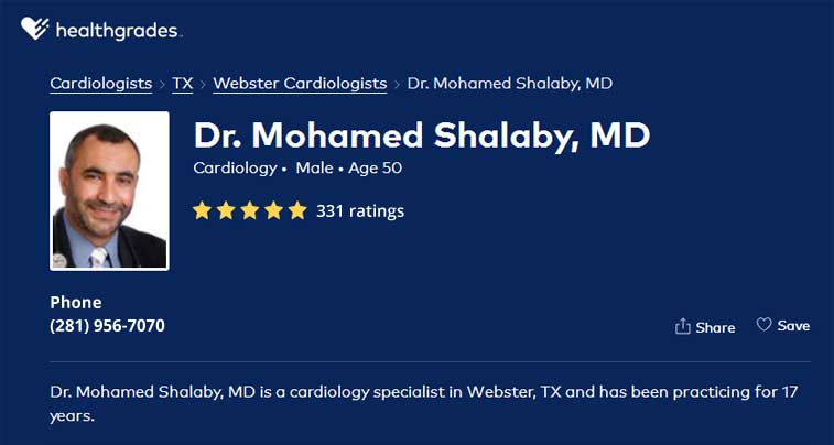 Health Grades for Dr. Shalaby
