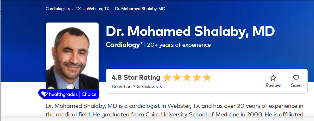 Dr Shalaby on Healthgrades Dr Shalaby on Healthgrades